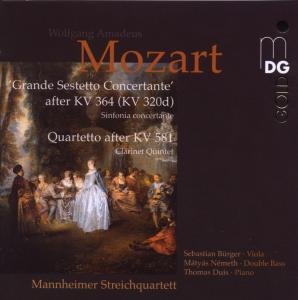 Cover for Mozart / Mannheim String Quartet / Duis · Transcriptions / Grande Sestetto Concertante (CD) (2010)