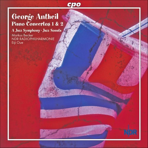 Piano Concertos 1&2 - G. Antheil - Musiikki - CPO - 0761203710928 - maanantai 16. tammikuuta 2006