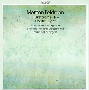 Cover for Ensemble Avantgardedso Berlin · Feldmandurations I Vcoptic Light (CD) (2001)