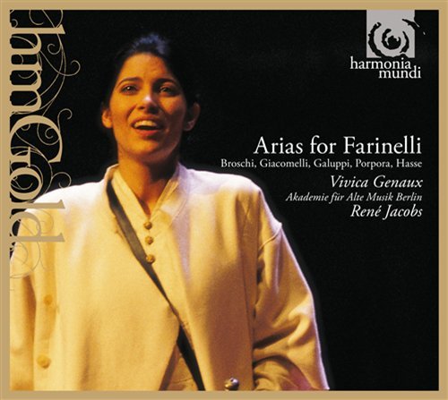 Cover for JACOBS, RENE and AKADEMIE FUR AL · Arias for Farinelli (CD) (2008)