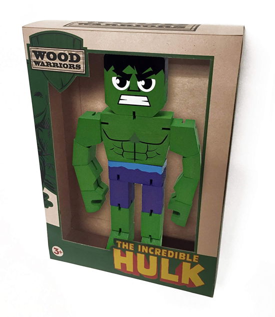 MARVEL - Wooden Figure - Hulk - 20Cm - Marvel - Merchandise -  - 0801452508928 - 7. februar 2019