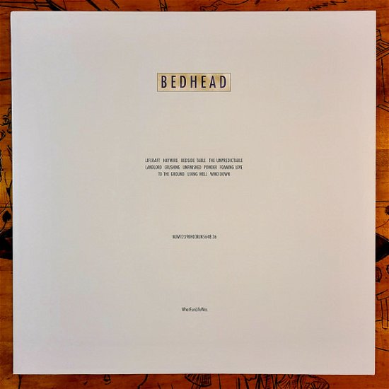 Cover for Bedhead · Whatfunlifewas (LP) (2022)