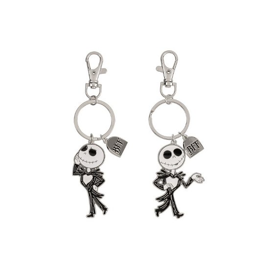 Cover for Peers Hardy · Disney The Nightmare Before Christmas Black White And Silver Bff Keyring Set (MERCH)
