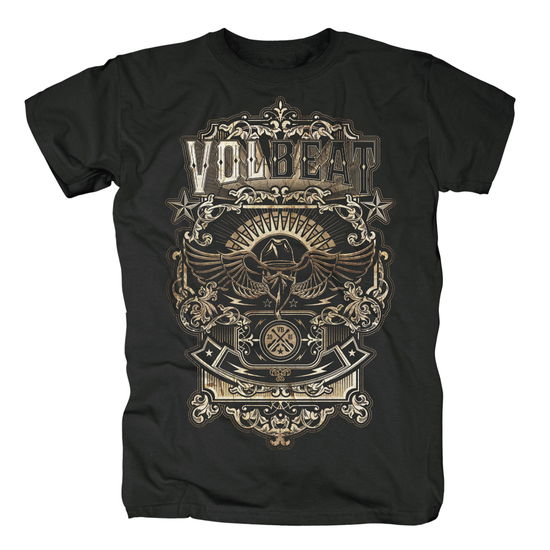 Cover for Volbeat · Old Letters Black (T-shirt) [size M] (2013)