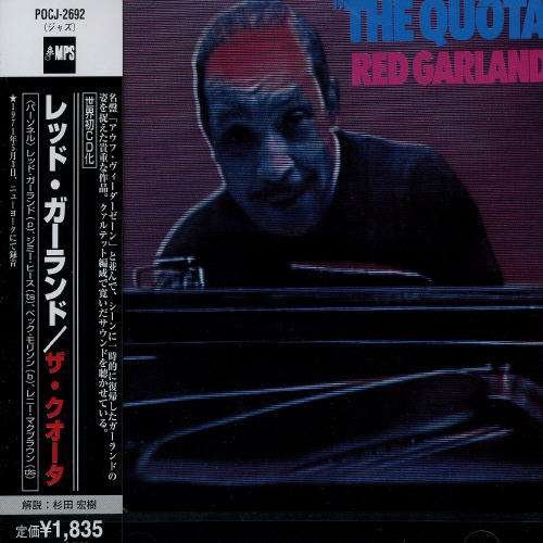 Cover for Red Garland · Quota (CD) [Japan Import edition] (1999)