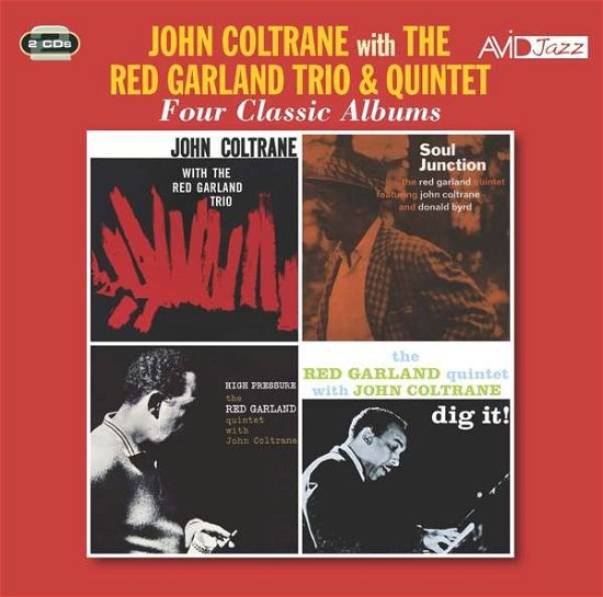 Cover for John Coltrane with the Red Garland Trio &amp; Quintet · Four Classic Albums (CD) (2020)