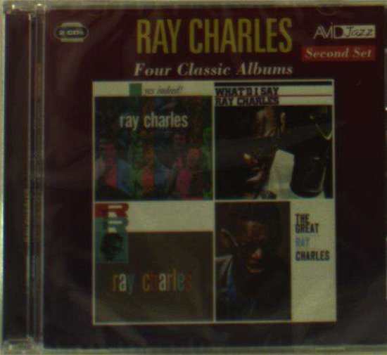 Cover for Ray Charles · Four Classic Albums (Yes Indeed / Whatd I Say / Ray Charles / The Great) (CD) (2017)