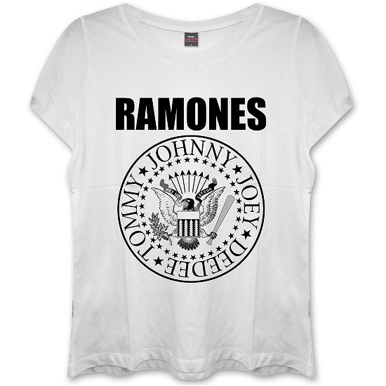 Cover for Ramones · Ramones: Presidential Seal White (T-Shirt Donna Tg. L) (N/A) [size L] [White - Ladies edition]