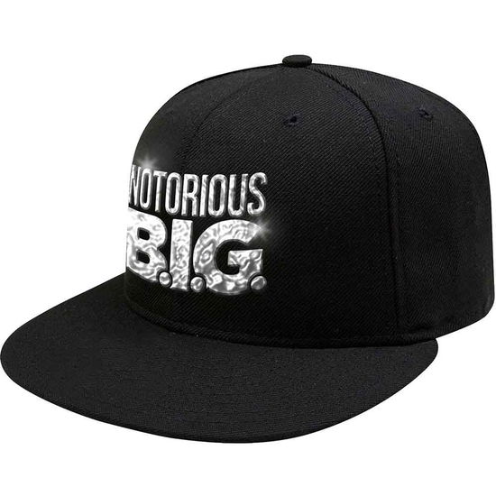 Cover for Biggie Smalls · Biggie Smalls Unisex Snapback Cap: Logo (Klær) [Black - Unisex edition]