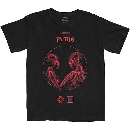 Cover for Pvris · PVRIS Unisex T-Shirt: Lovers (T-shirt) [size S] [Black - Unisex edition]