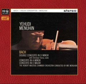 Bach: Violin Concertos - Menuhin,yehudi & Robert Masters Chamber Orchestra - Musiikki - Hi-Q Records - 5060218890928 - tiistai 16. heinäkuuta 2013