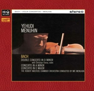 Cover for Menuhin,yehudi &amp; Robert Masters Chamber Orchestra · Bach: Violin Concertos (CD) [High quality edition] (2013)