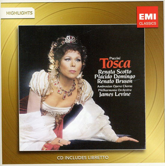 Cover for Levine, James / Renata Scotto · Puccini: Tosca (Highlights) (CD) (2011)