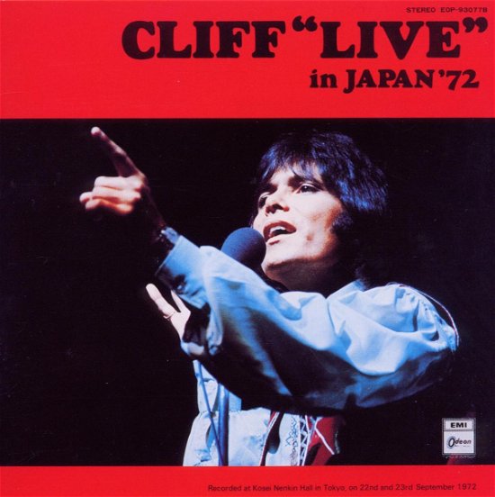 Cover for Cliff Richard · Cliff Live in Japan 72 (CD) (2010)