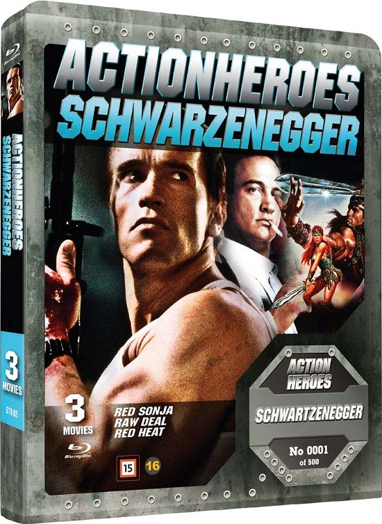Cover for Arnold Schwarzenegger: Action Heroes (Blu-ray) [Steelbook edition] (2021)