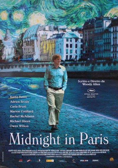 Cover for Midnight in Paris Bluray (Blu-ray) (2020)