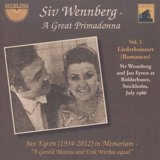 Cover for Eyron / Wennberg · Siv Wennberg - a Great Primado (CD) (2013)
