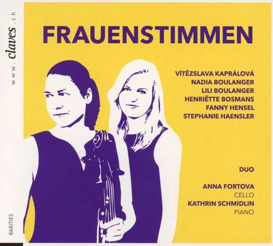 Frauenstimmen Womens Voices - Duo - Anna Fortova & Kathrin Schmidlin - Music - CLAVES RECORDS - 7619931302928 - April 9, 2021