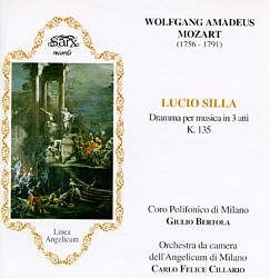 Cover for Coro Polifonico Di Milano / Orchestra Da Camera Dell'angelicum Di Milano · Lucio Silla (CD) (1995)