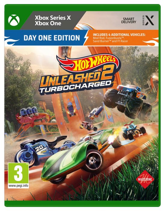 Cover for Milestone · Hot Wheels Unleashed 2 Turbocharged Day One Edition Compatible with Xbox One Xbox X (Spielzeug)