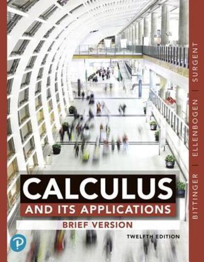 Cover for Marvin L. Bittinger · Calculus and Its Applications, Brief Version, Books a la Carte Edition (Book) (2019)