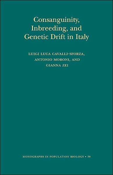 Cover for L L Cavalli-sforza · Consanguinity, Inbreeding, and Genetic Drift in Italy (MPB-39) - Monographs in Population Biology (Paperback Bog) (2004)