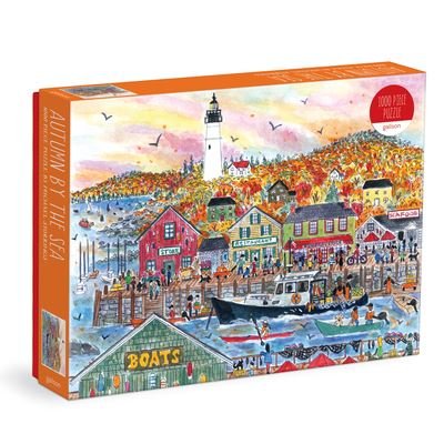 Galison · Michael Storrings Autumn By the Sea 1000 Piece Puzzle (SPEL) (2022)