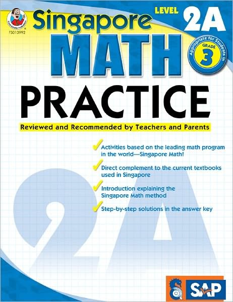 Cover for Frank Schaffer Publications · Singapore Math Practice, Level 2a Grade 3 (Paperback Bog) (2009)