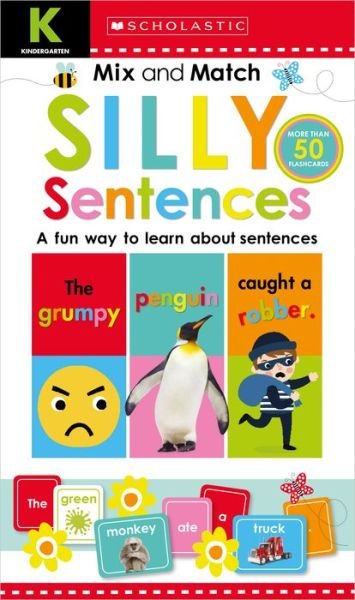 Cover for Scholastic · Mix &amp; Match Silly Sentences Kindergarten Workbook: Scholastic Early Learners (Workbook) - Scholastic Early Learners (Innbunden bok) (2017)