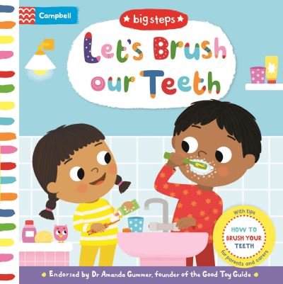 Cover for Campbell Books · Let's Brush our Teeth: How To Brush Your Teeth - Campbell Big Steps (Tavlebog) (2022)