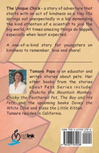 Cover for Tamara Popa · The Unique Chick (Paperback Book) (2020)