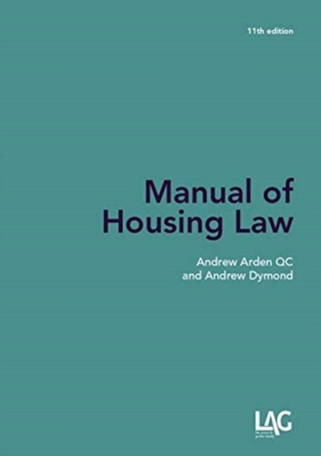 Cover for Arden · Manual of Housing Law (Paperback Book) (2020)