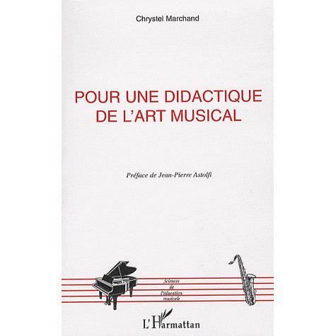 Cover for Chrystel Marchand · Pour une didactique de l'art musical (Paperback Book) (2020)