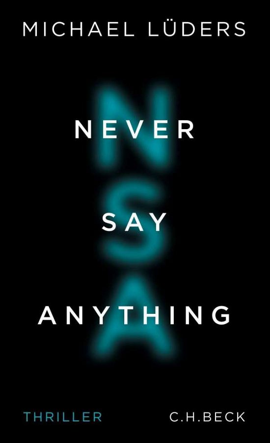 Cover for Lüders · Never Say Anything (Bog)