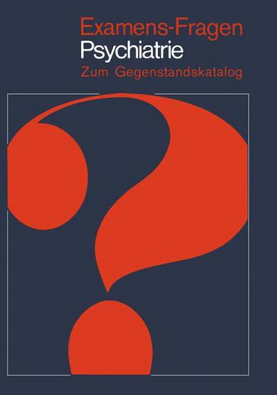 Cover for A Beinhauer · Examens-Fragen Psychiatrie: Zum Gegenstandskatalog - Examens-Fragen (Paperback Book) [1982 edition] (1982)