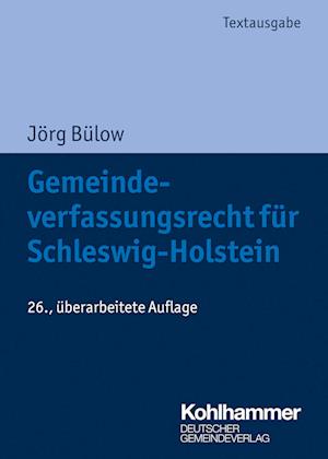 Cover for Bülow · Gemeindeverfassungsrecht für Schl (Book)