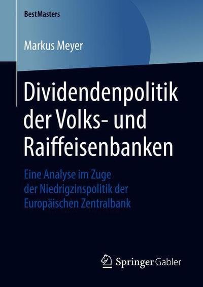 Cover for Meyer · Dividendenpolitik der Volks- und (Book) (2018)