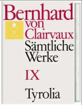 Cover for Bernhard von Clairvaux · Sämtliche Werke 9 (Hardcover Book) (1999)