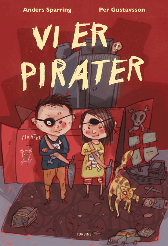 Cover for Anders Sparring · Vi er pirater (Hardcover Book) [1st edition] (2024)