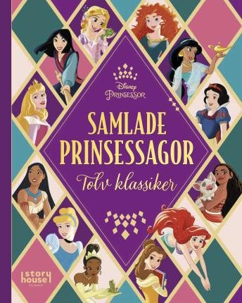 Cover for Samlade prinsessagor - Tolv klassiker (Landkart) (2022)