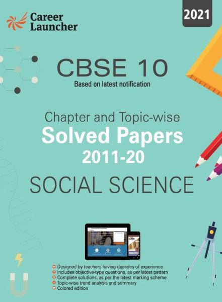 Cover for Career Launcher · Cbse Class X 2021 Chapter and Topic-Wise Solved Papers 2011-2020 Social Science (All Sets Delhi &amp; All India) (Taschenbuch) (2020)