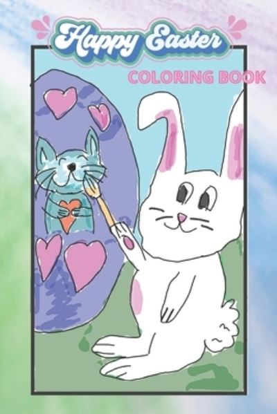 Cover for Melia Merkel · Coloring Book Easter For Kids: Easter is almost here! (Paperback Book) (2022)