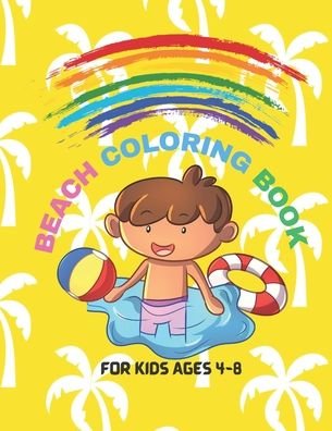 Cover for Efairy Zack · Beach Coloring Book For Kids Ages 4-8 (Paperback Book) (2020)