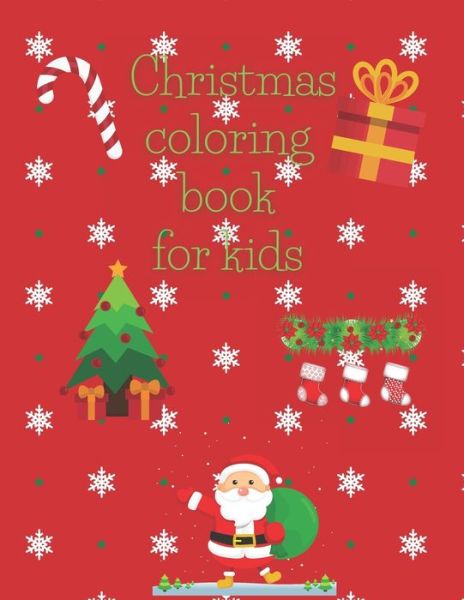 Cover for Happy Colors · Christmas coloring book for kids (Paperback Book) (2020)