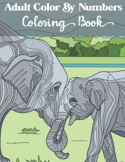 Cover for Kaden Roy · Adult Color by numbers coloring book (Pocketbok) (2020)
