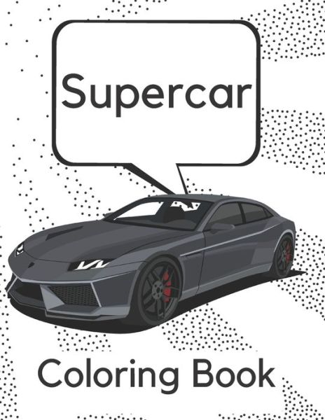 Cover for Perla · Supercar Coloring Book (Paperback Book) (2021)