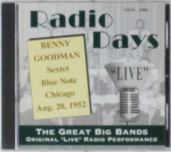 Blue Note New York - Benny Goodman - Musik - Canby Music - 0015668910929 - 25. juli 1995