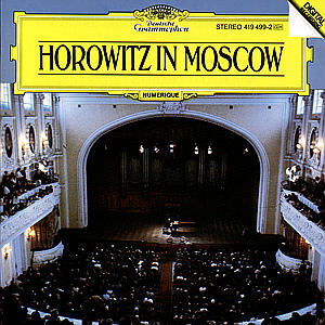 Cover for Vladimir Horowitz · Horowitz In Moscow (CD) (1986)