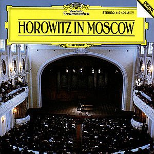 Cover for Vladimir Horowitz · Horowitz In Moscow (CD) (1986)