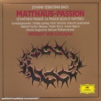 Cover for Karajan Herbert Von / Berlin P · Bach: St. Matthew Passion (CD) (2001)
